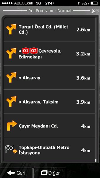 iGO primo app Turkey Edition 7